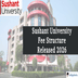 Sushant University Fee Structure 2026 Out @sushantuniversity.edu.in; Check Course-Wise Fees Here